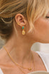 MEDITERRANEAN ENAMEL HUGGIE GOLD